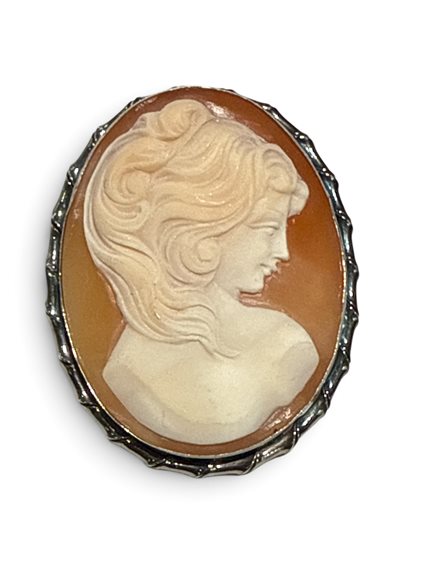 Spilla Mandile 1922 Donna Cammei  in Argento Conchiglia 2MSPCM.11.26 - 2MSPCM.11.26